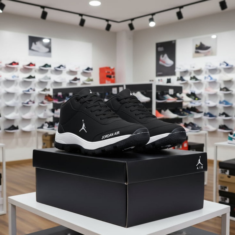 کفش اسپرت مردانه جردن مشکی مدل Avin